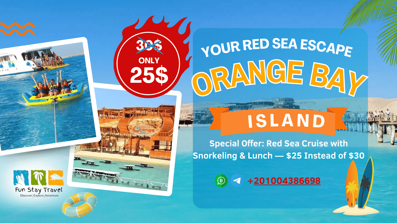 alt="Hurghada Orange Bay Island tour — snorkeling, boat trip and beach holiday"